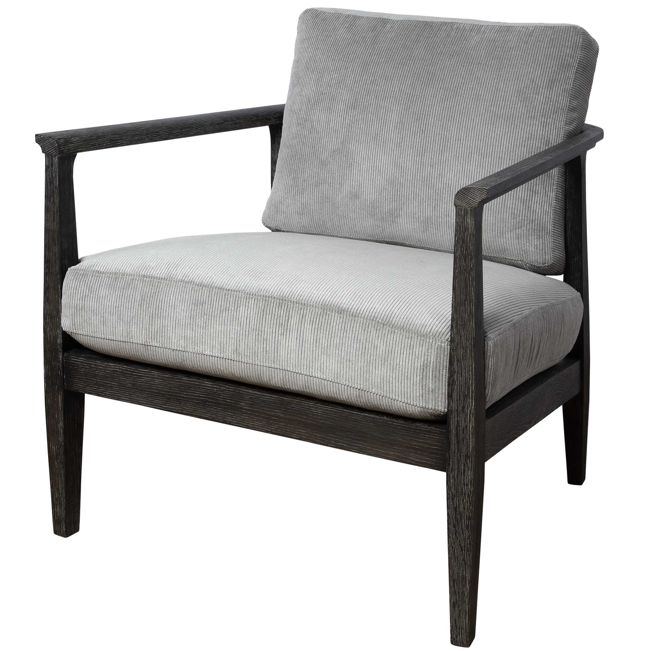 Brunei Modern Gray Accent Chair