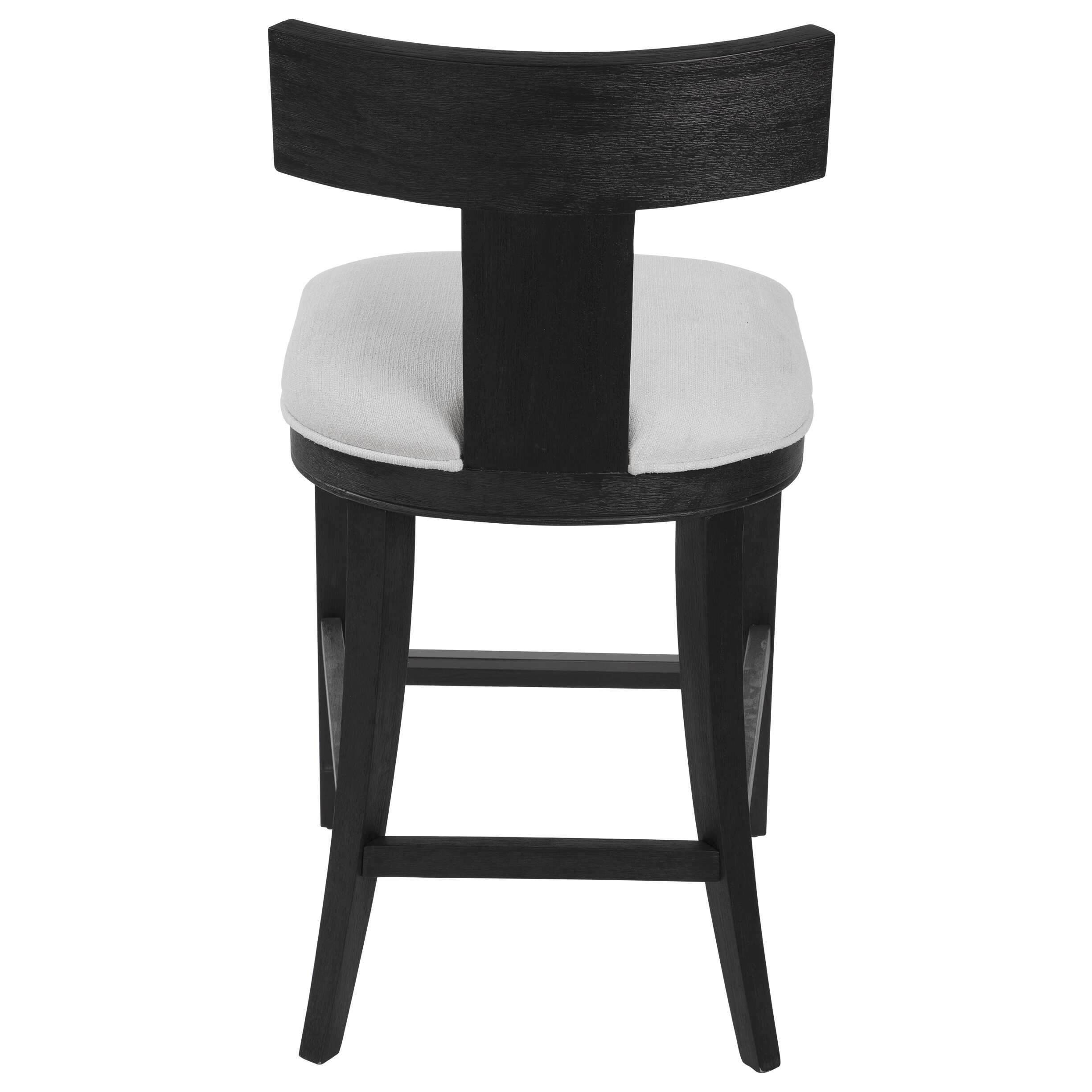 Idris Modern Wood Counter Stool