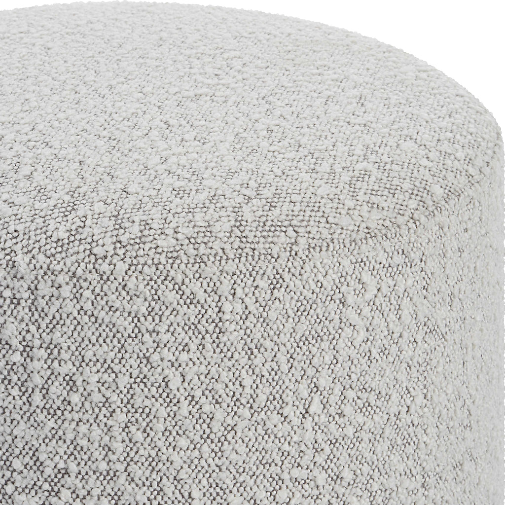 Avila Light Gray Ottoman