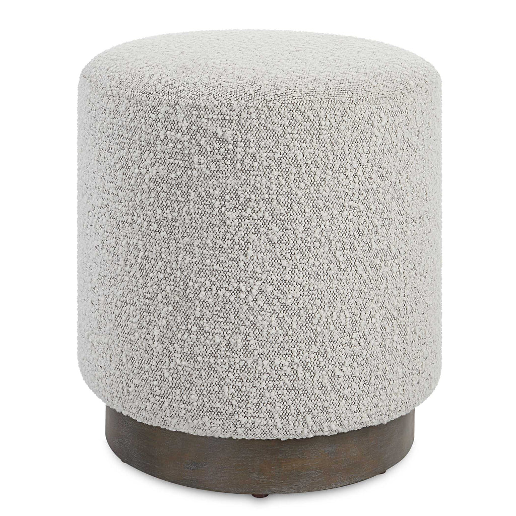 Avila Light Gray Ottoman