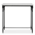 Bourges White Marble Console Table