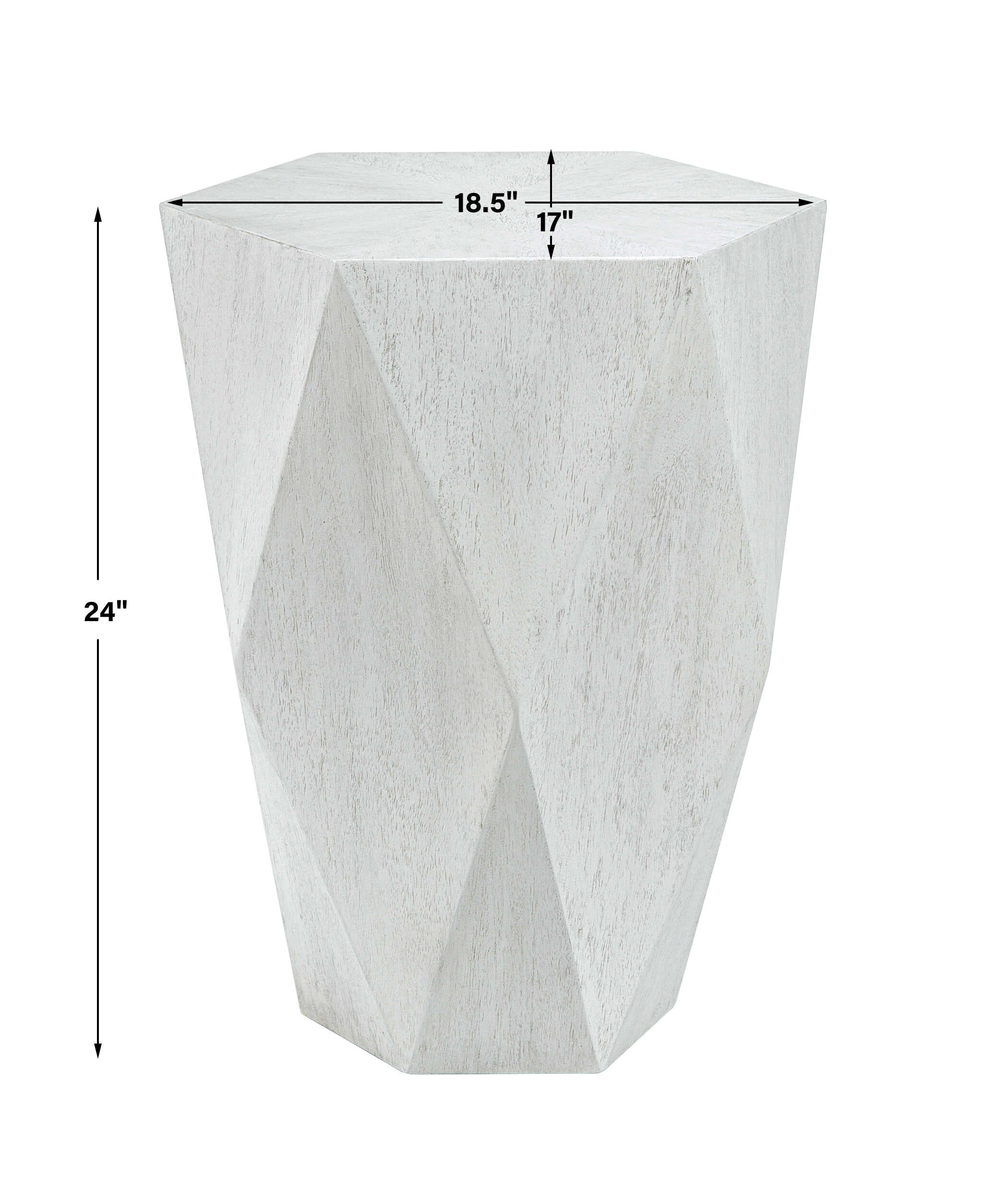 Volker White Side Table