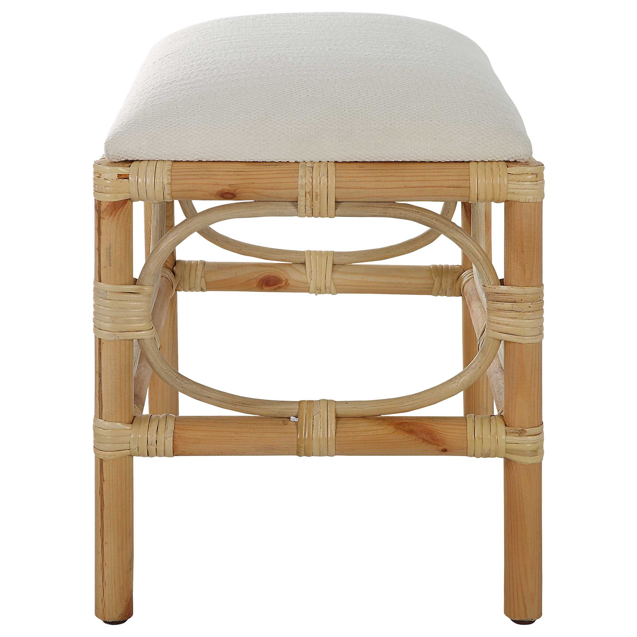 Laguna Small White Bench