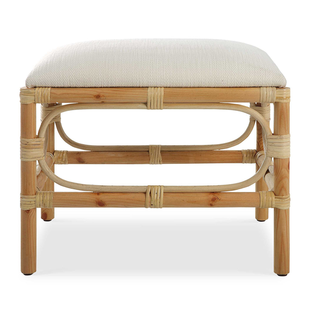 Laguna Small White Bench