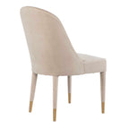 Brie Armless Chair Champagne Set Of 2