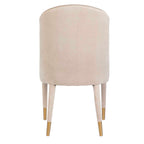 Brie Armless Chair Champagne Set Of 2