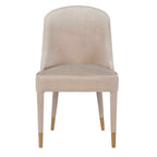 Brie Armless Chair Champagne Set Of 2