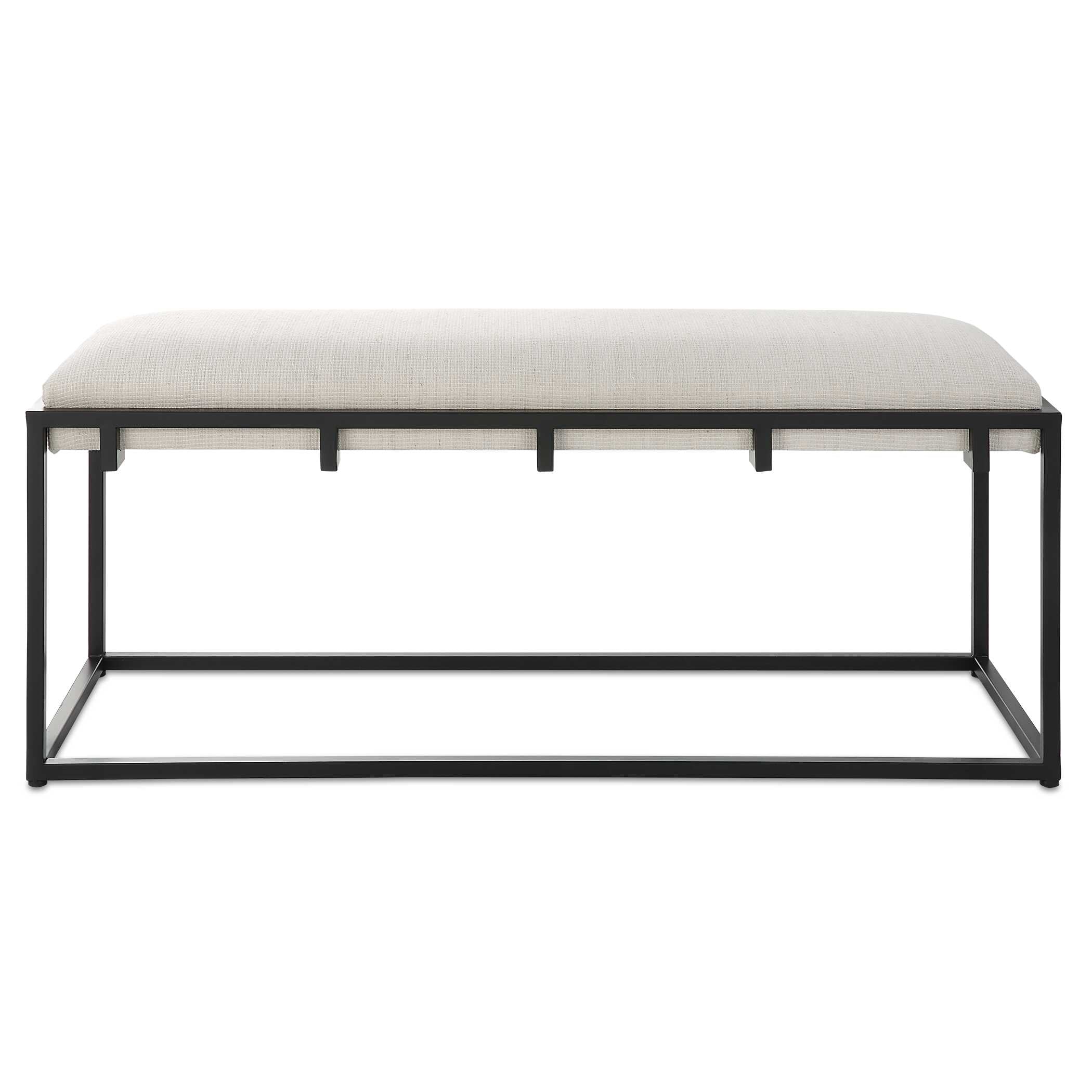 Paradox Iron & Fabric Bench