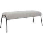 Jacobsen Modern Gray Bench