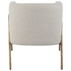Jacobsen Off White Shearling Accent Chair
