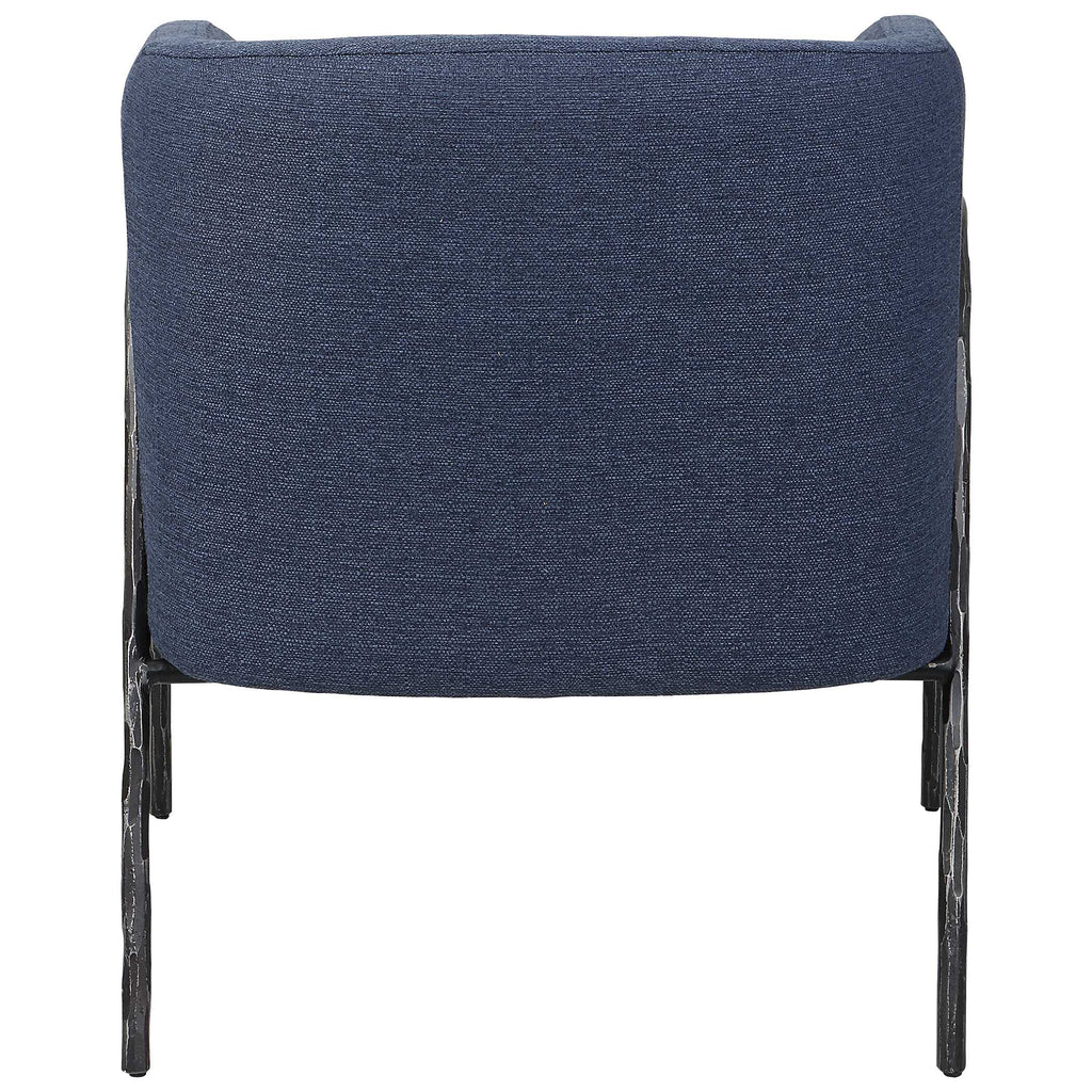 Jacobsen Denim Barrel Chair
