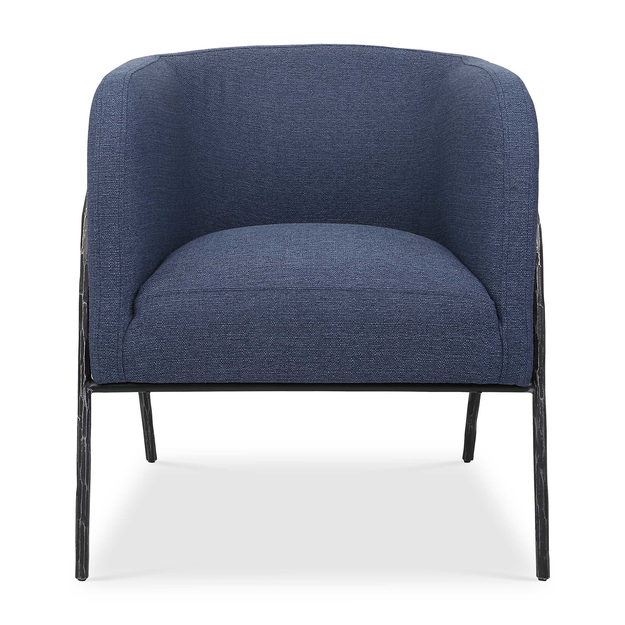 Jacobsen Denim Barrel Chair