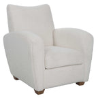 Teddy White Shearling Accent Chair
