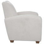 Teddy White Shearling Accent Chair