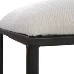 Avenham Small Black Framed Bench