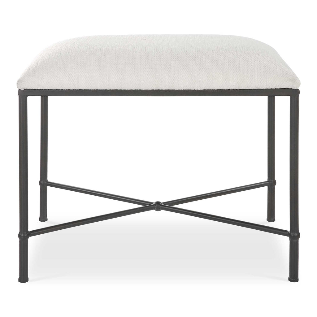 Avenham Small Black Framed Bench