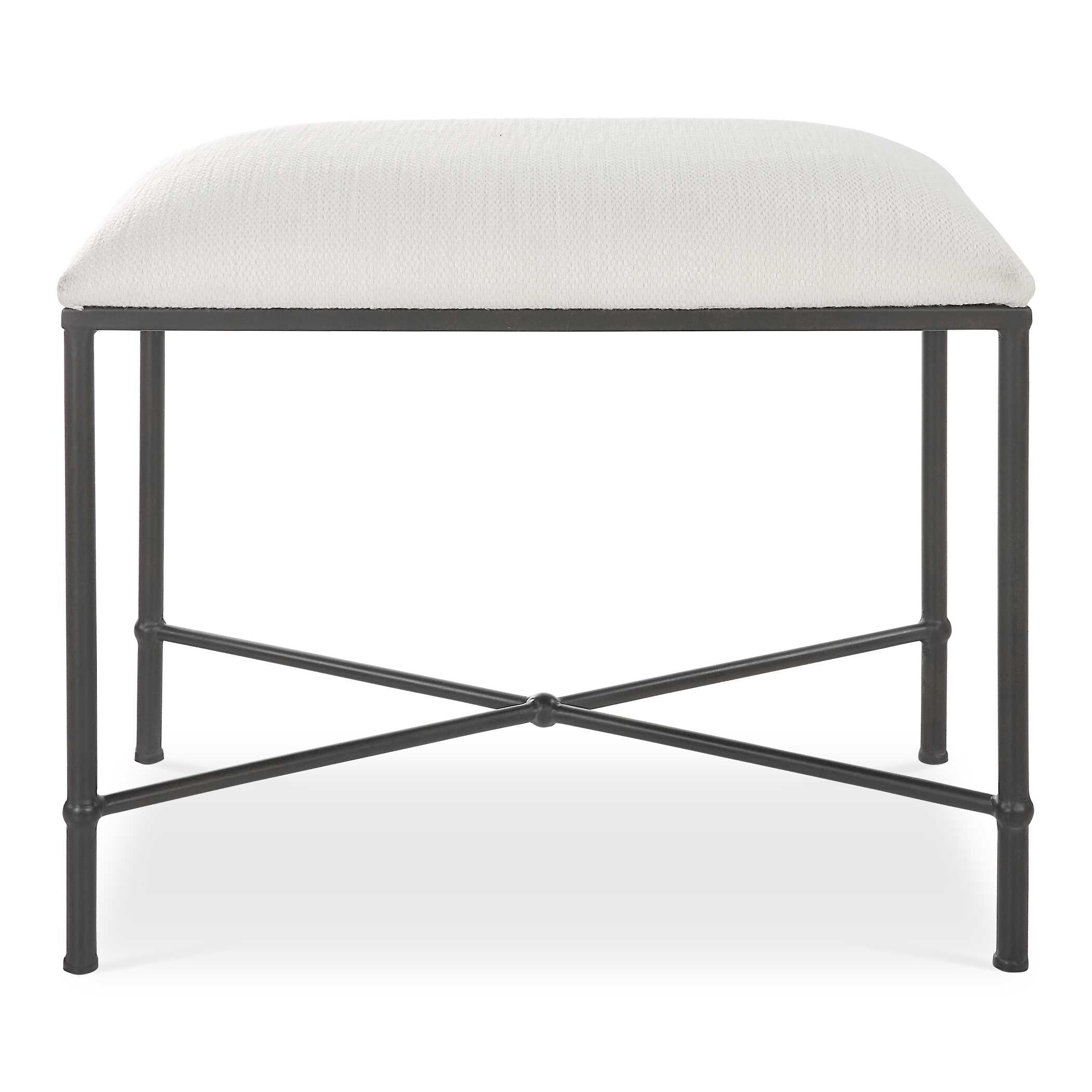 Avenham Small Black Framed Bench