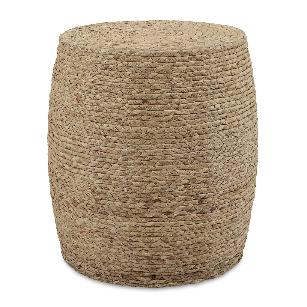 Resort Straw Accent Stool