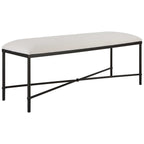 Avenham Black Framed Bench