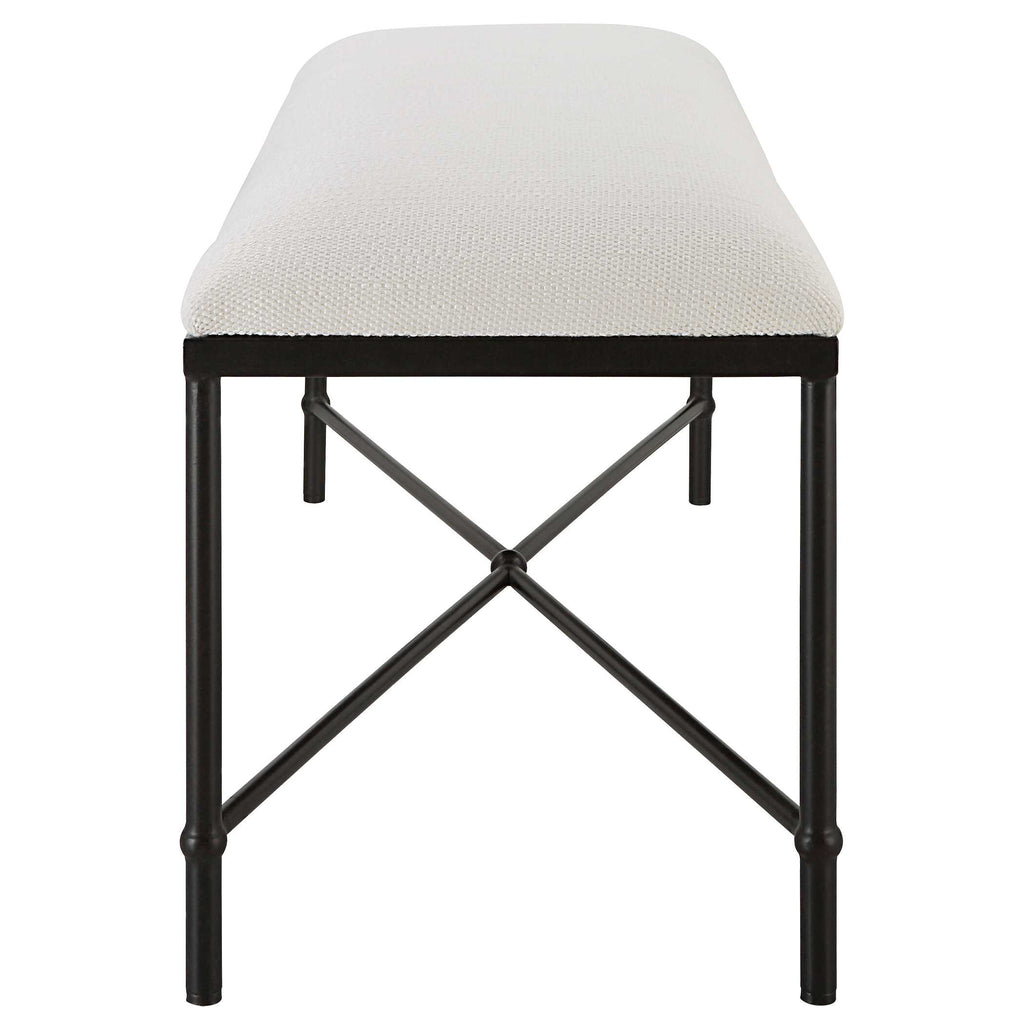 Avenham Black Framed Bench