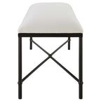 Avenham Black Framed Bench