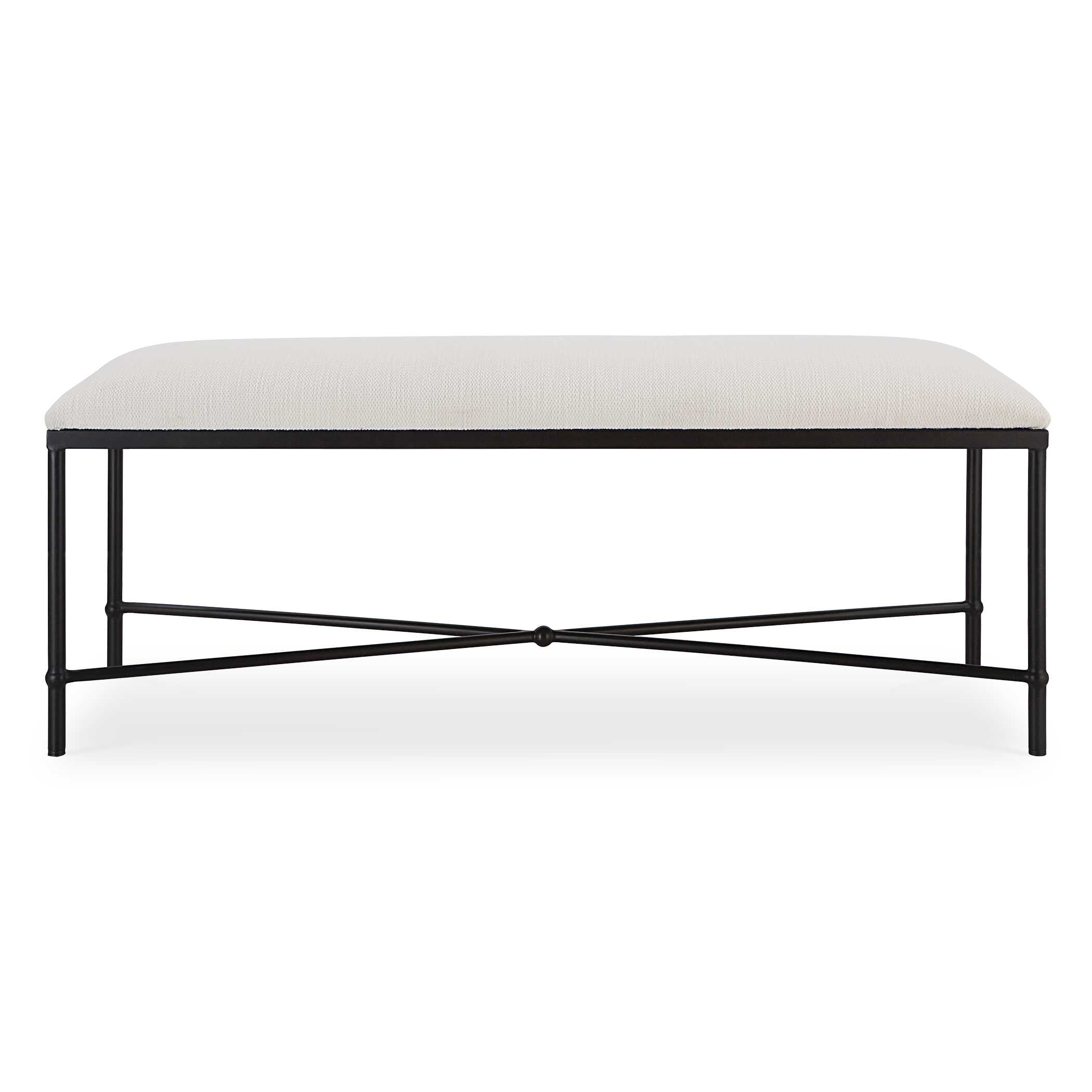 Avenham Black Framed Bench