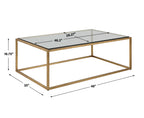 Bravura Gold Coffee Table