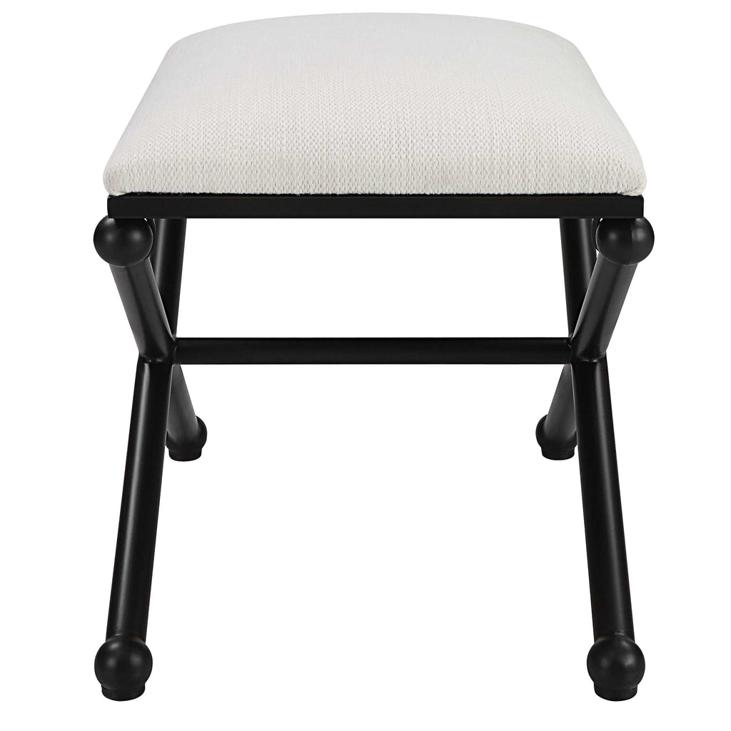 Andrews White Small Bench
