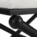 Andrews White Small Bench