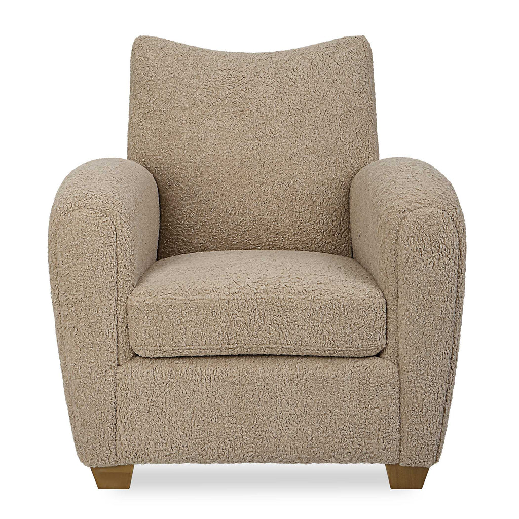Teddy Latte Accent Chair