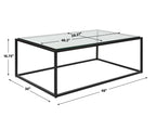 Bravura Black Coffee Table