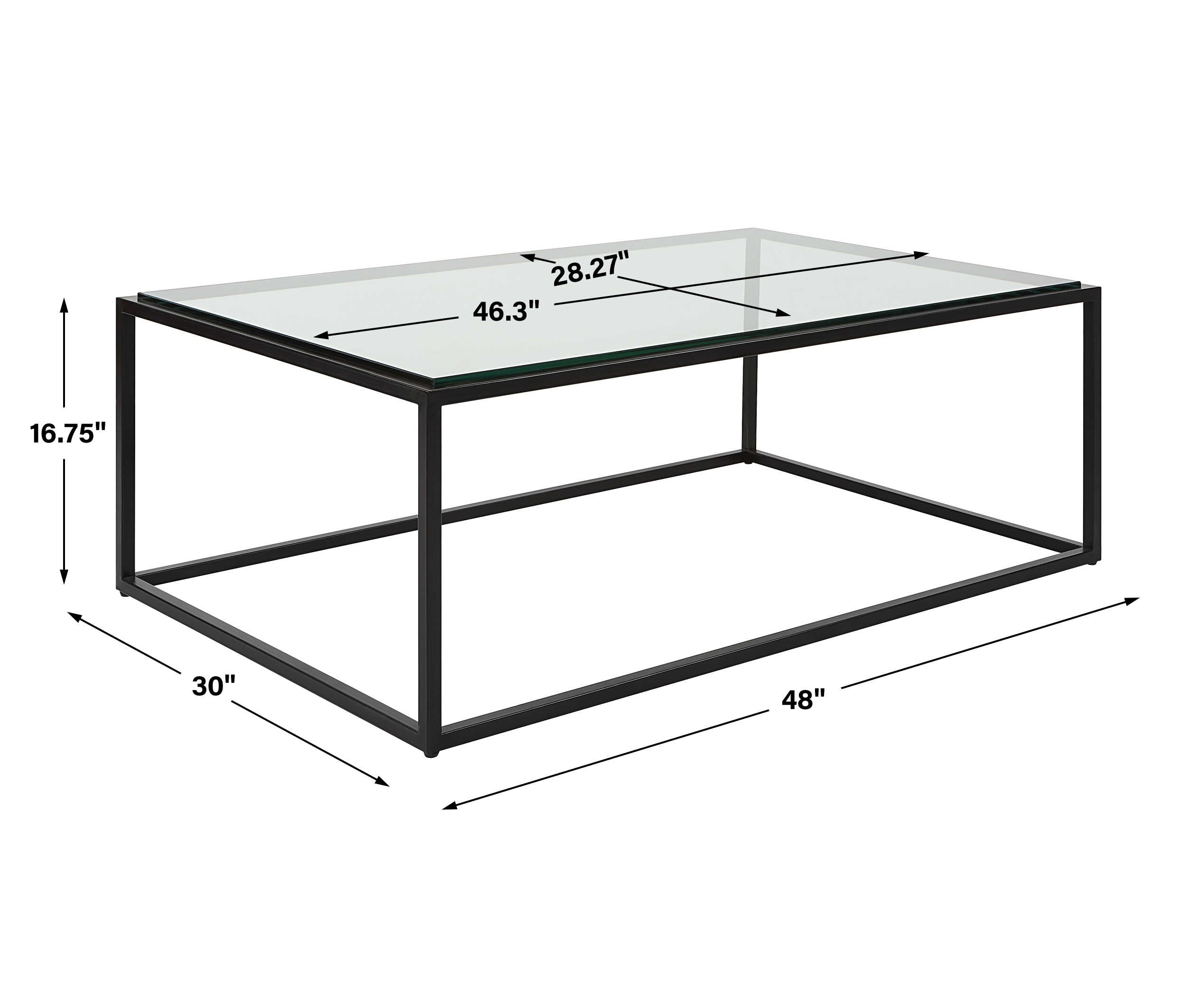 Bravura Black Coffee Table