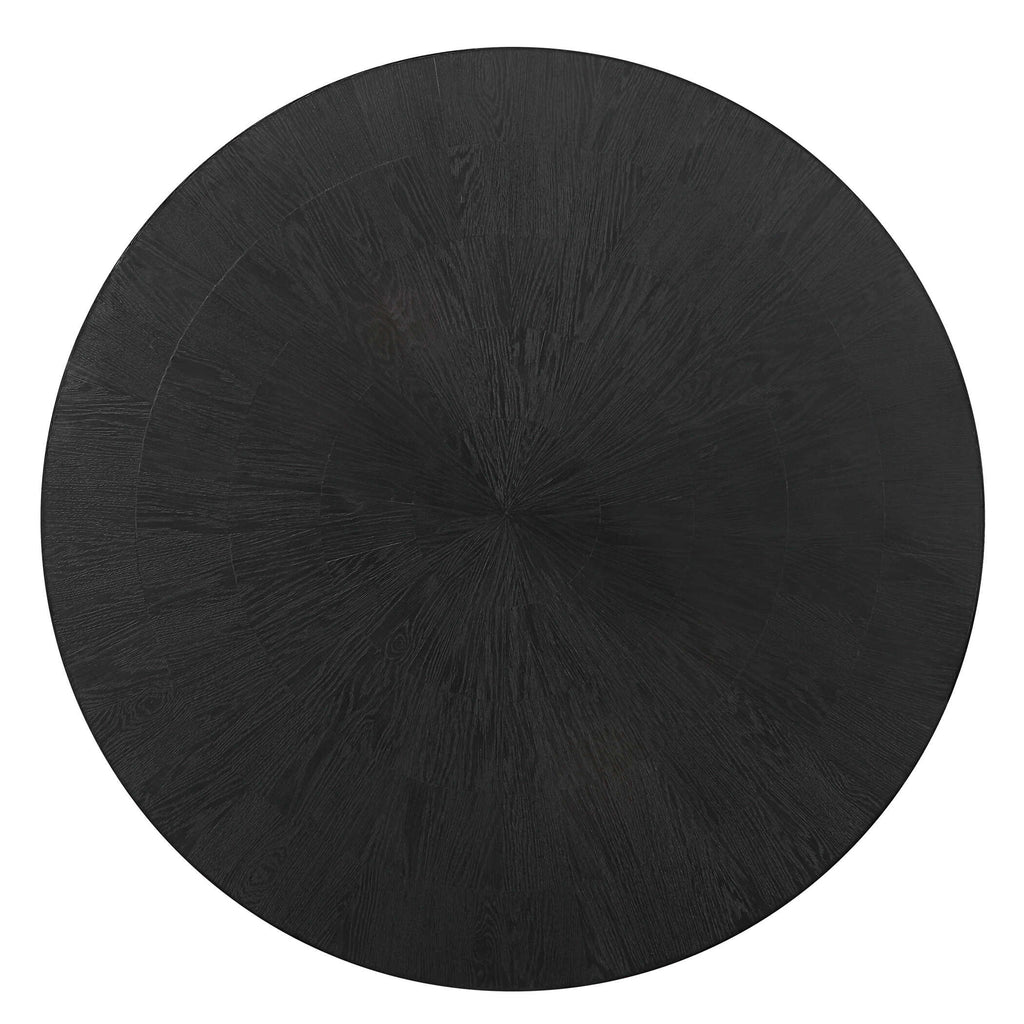 Gidran Round Black Dining Table