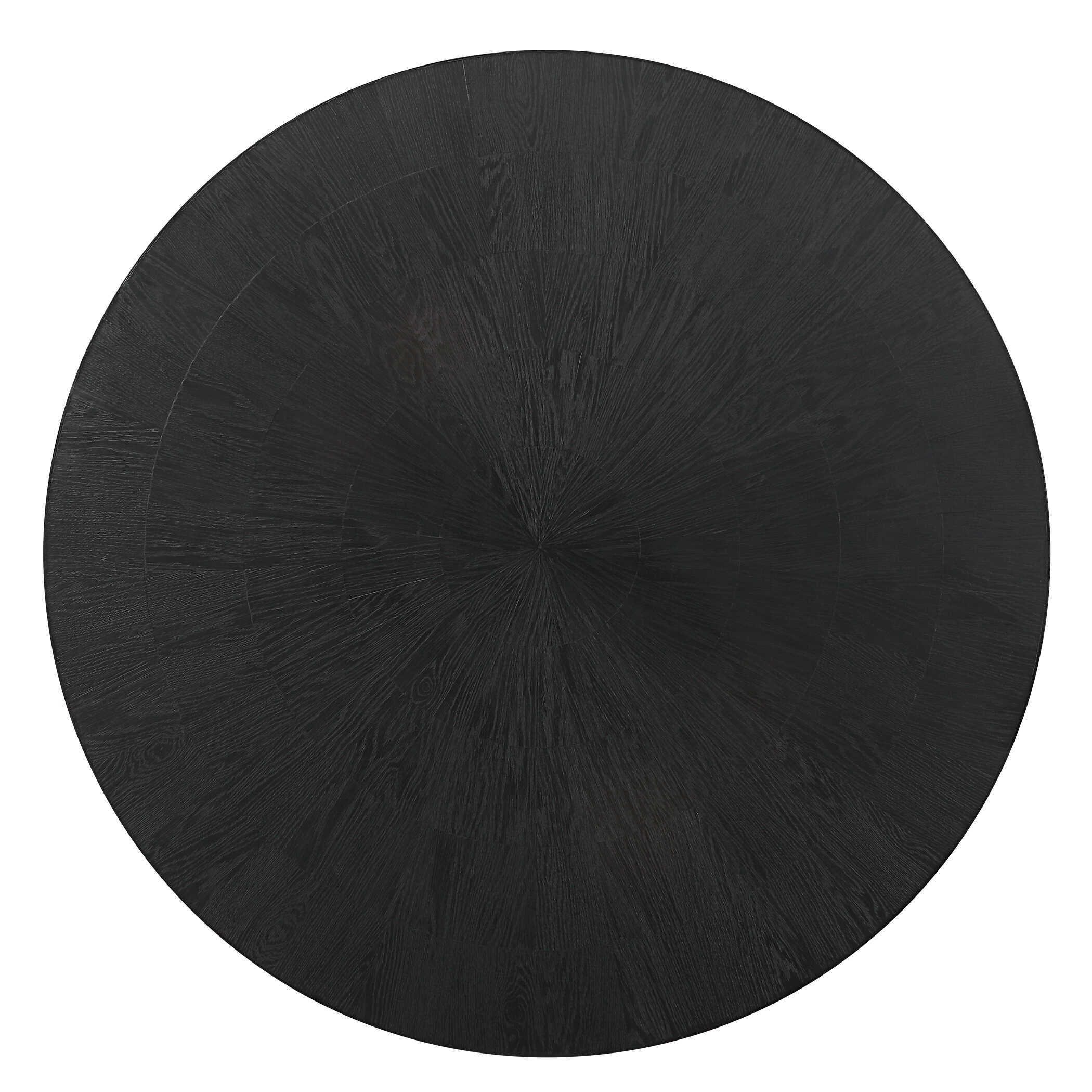 Gidran Round Black Dining Table