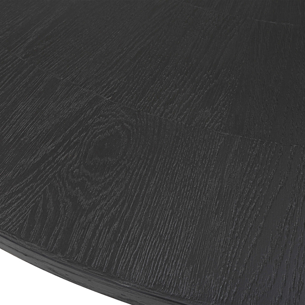 Gidran Round Black Dining Table