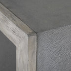 Aerina Modern Gray End Table