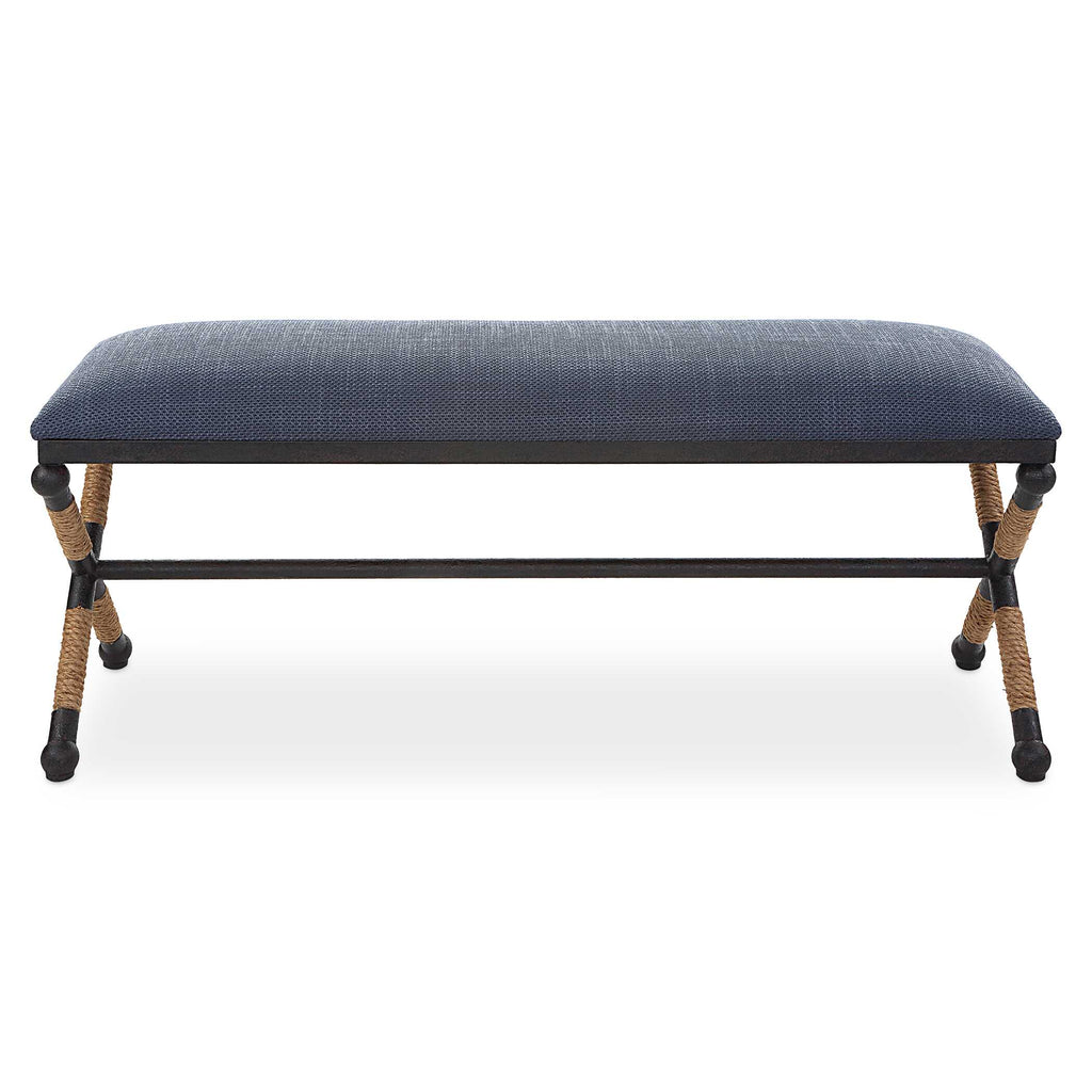 Firth Rustic Navy Bench