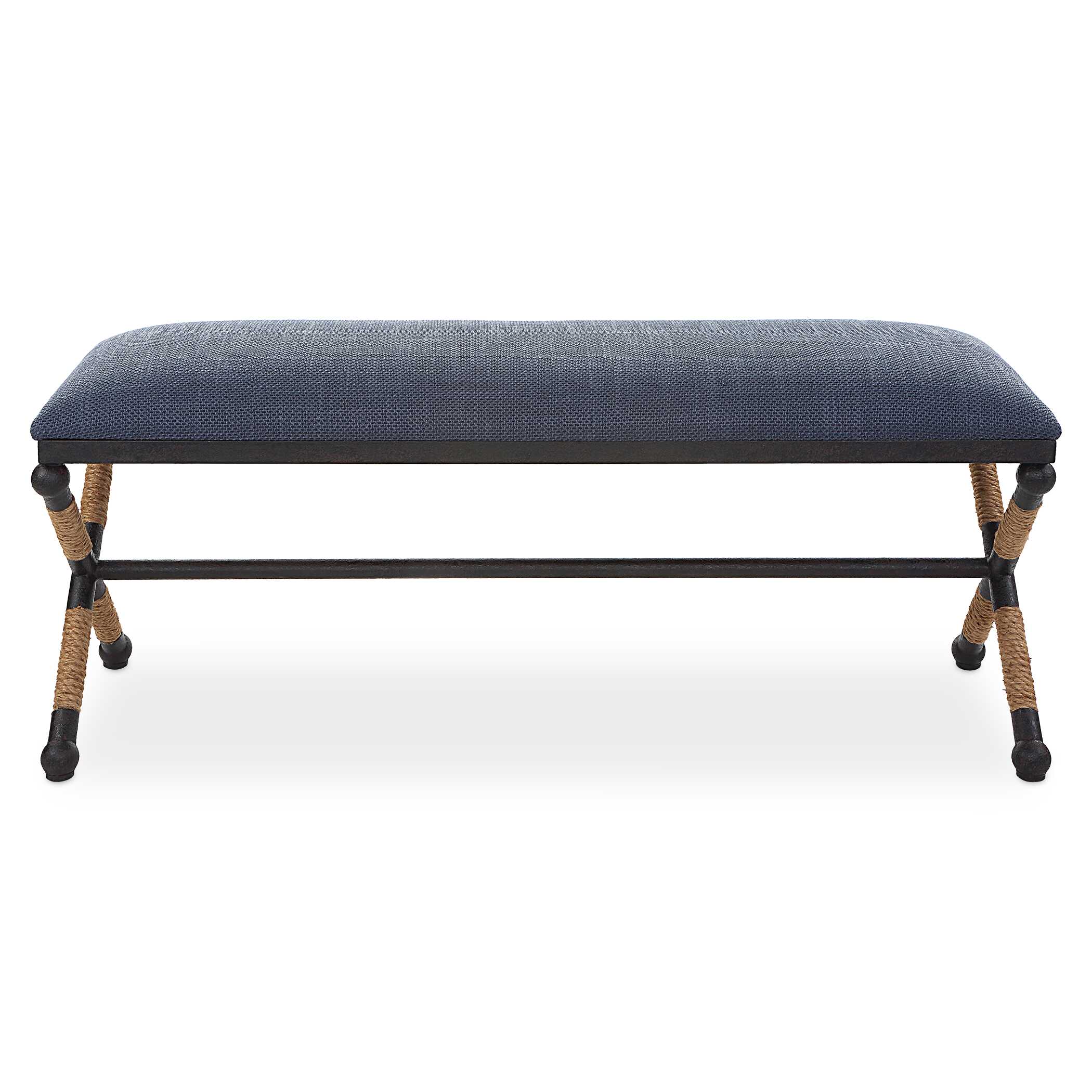 Firth Rustic Navy Bench