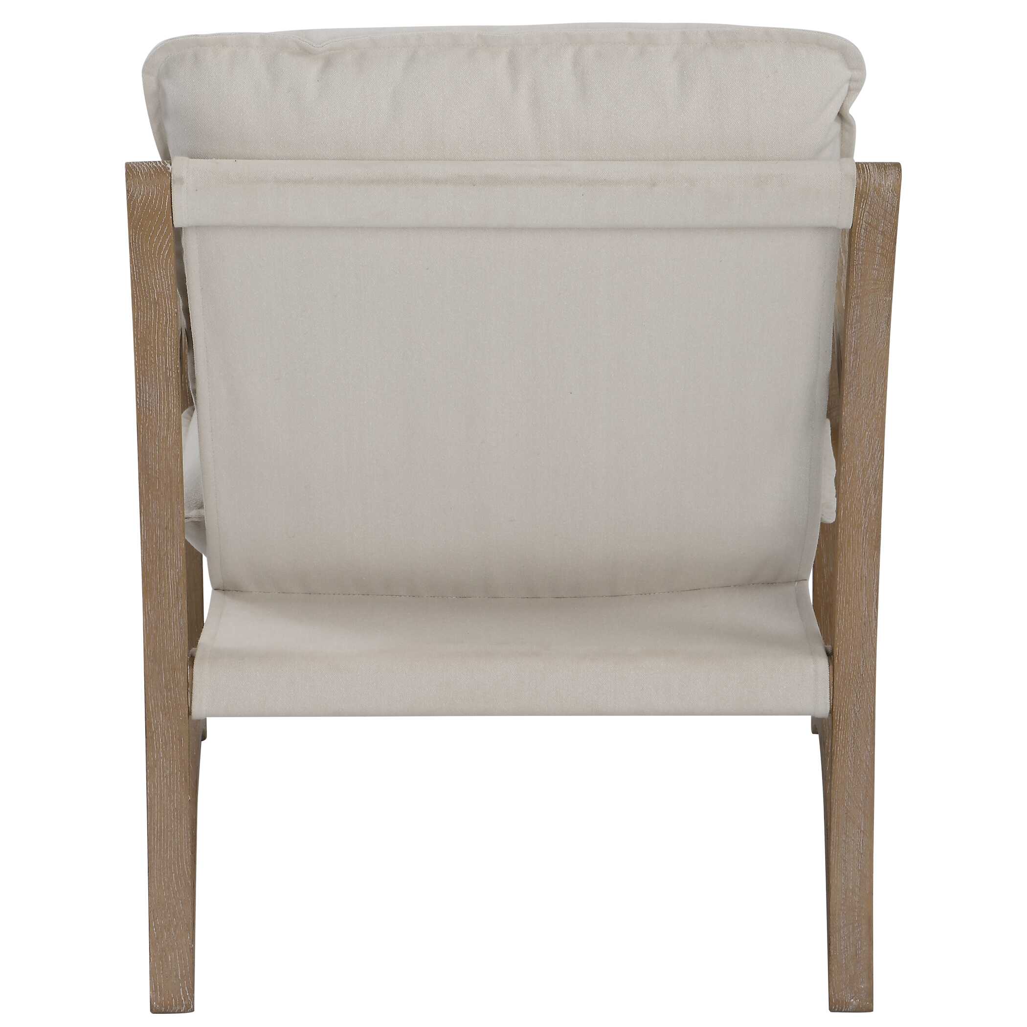 Melora Solid Oak Accent Chair