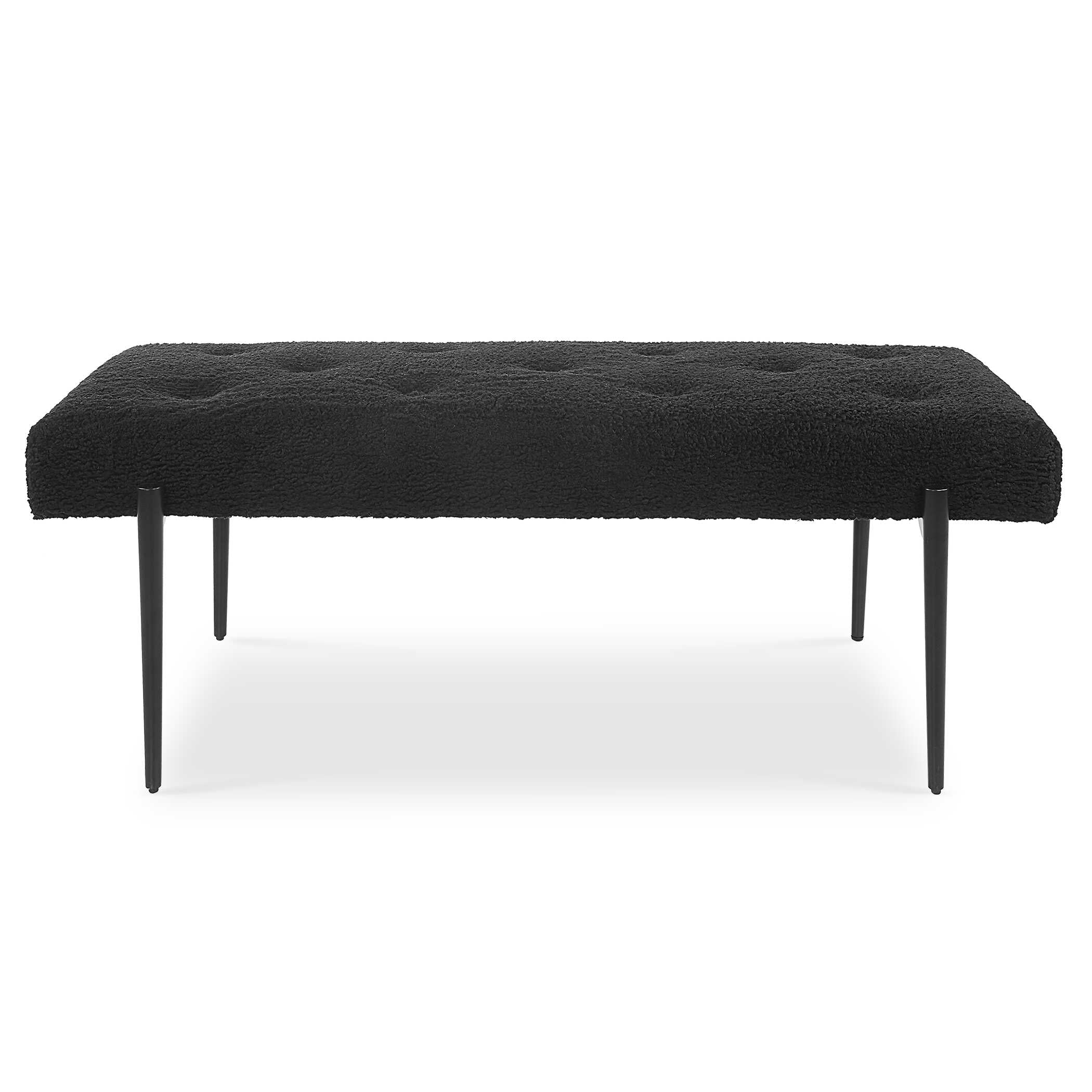 Olivier Modern Black Bench