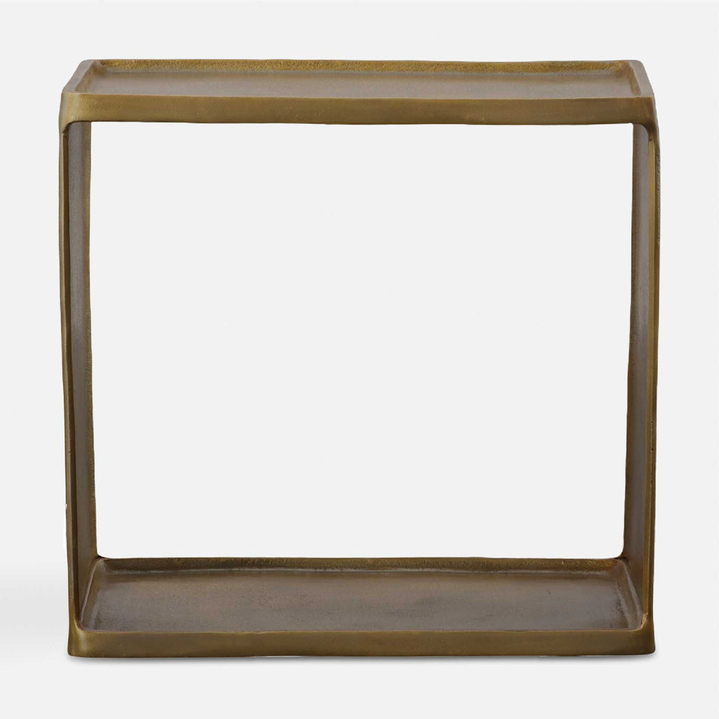 Derwent Antique Brass Side Table