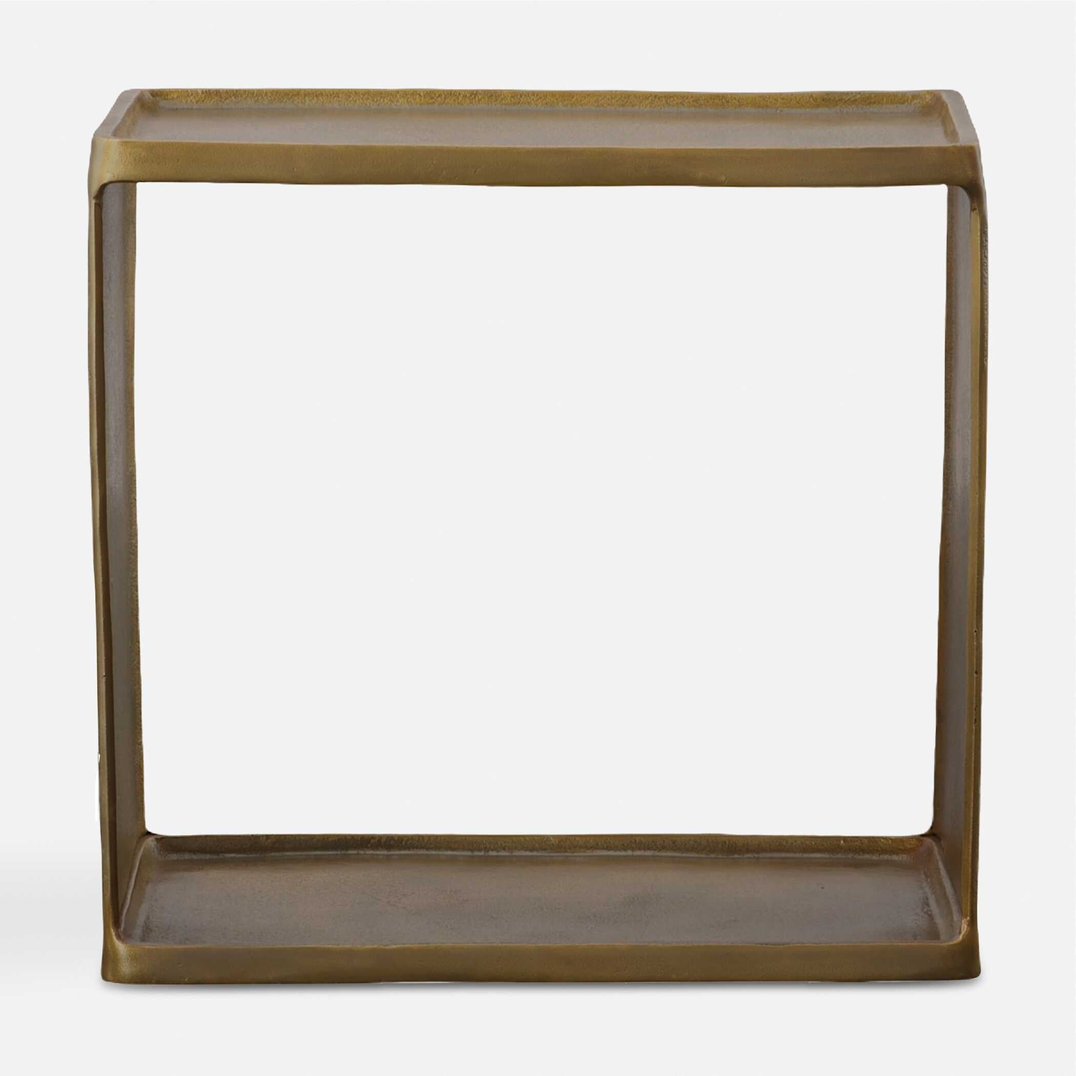 Derwent Antique Brass Side Table