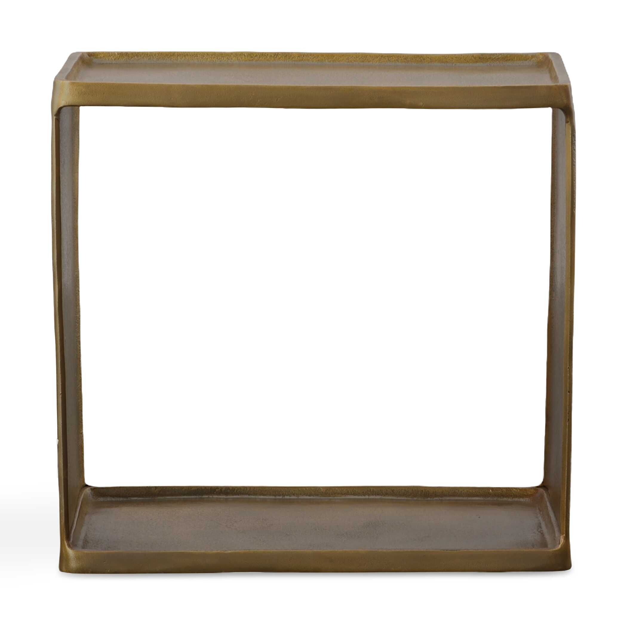 Derwent Antique Brass Side Table