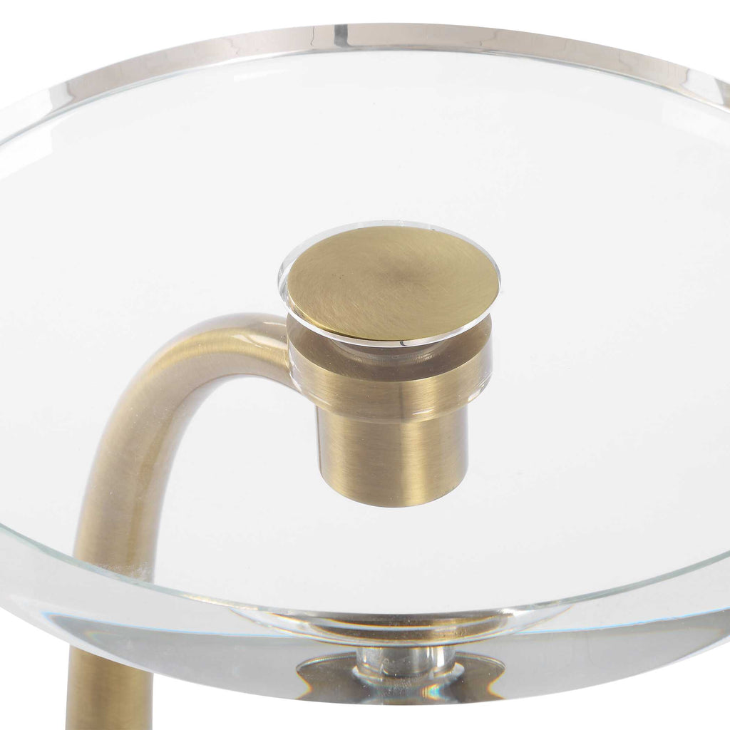 Waveney Brass Drink Table