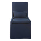 Coley Denim Armless Chair