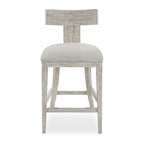 Idris White Counter Stool