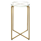 Star-crossed Glass Accent Table