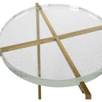 Star-crossed Glass Accent Table