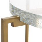 Star-crossed Glass Accent Table