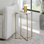 Star-crossed Glass Accent Table
